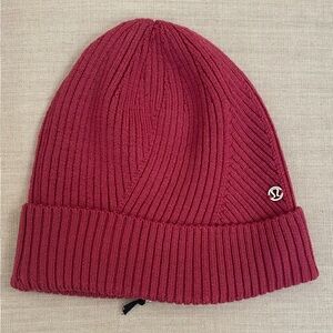NWT Lululemon Pink Knit Beanie